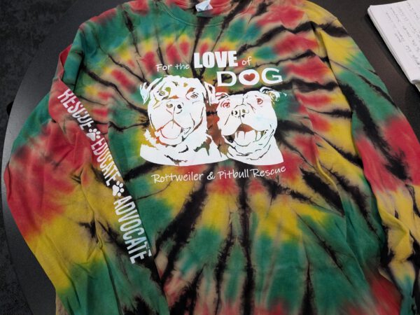 Black + 3 color Long sleeve, tie dye