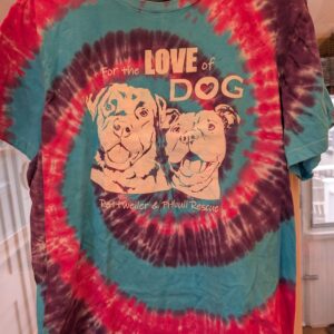 Tie Dye - One of a Kind - Purple, Hot Pink, Teal  - Sz Lg